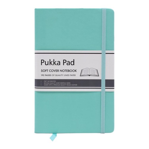 Pukka Signature Lined Soft Cover Notebook Mint 130mm x 210mm 192 Pages 80gsm Pukka Signature Lined Soft Cover Notebook Mint 130mm x 210mm 192 Pages 80gsm
