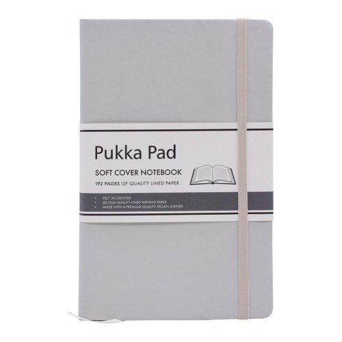 Pukka Signature Lined Soft Cover Notebook Oatmeal 130mm x 210 mm 192 pages 80gsm Pukka Signature Lined Soft Cover Notebook Oatmeal 130mm x 210 mm 192 pages 80gsm