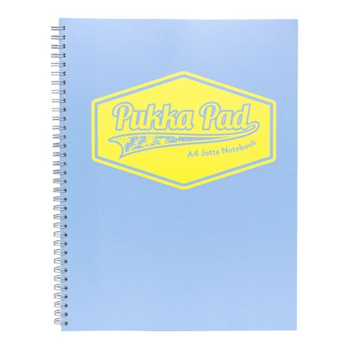 Pukka Pastel Jotta Notebook Blue A4 200 Pages 80gsm Pukka Pastel Jotta Notebook Blue A4 200 Pages 80gsm