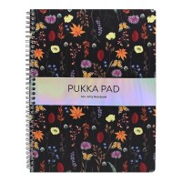 Pukka Bloom Jotta Pad Black 160 Pages 235mm x 297mm 80gsm Pukka Bloom Jotta Pad Black 160 Pages 235mm x 297mm 80gsm