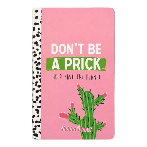 Pukka Planet Soft Cover Notebook Don’t be a Prick 192 Pages 130mm x 210mm 90gsm Pukka Planet Soft Cover Notebook Don’t be a Prick 192 Pages 130mm x 210mm 90gsm