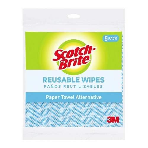 5-Pack Scotch-Brite Reusable Wipes 5-Pack Scotch-Brite Reusable Wipes