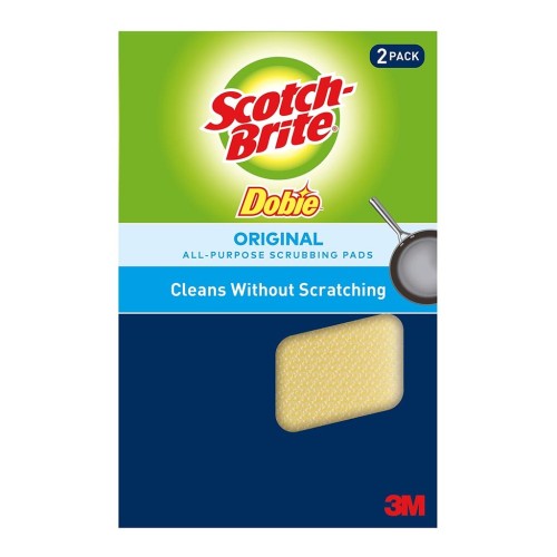 Scotch-Brite Dobie All Purpose Cleaning Pads, Pack of 2 Scotch-Brite Dobie All Purpose Cleaning Pads, Pack of 2