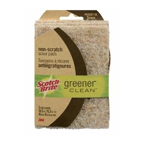 Scotch-Brite Greener Non Scratch Scrub Pads, Pack of 3 Scotch-Brite Greener Non Scratch Scrub Pads, Pack of 3