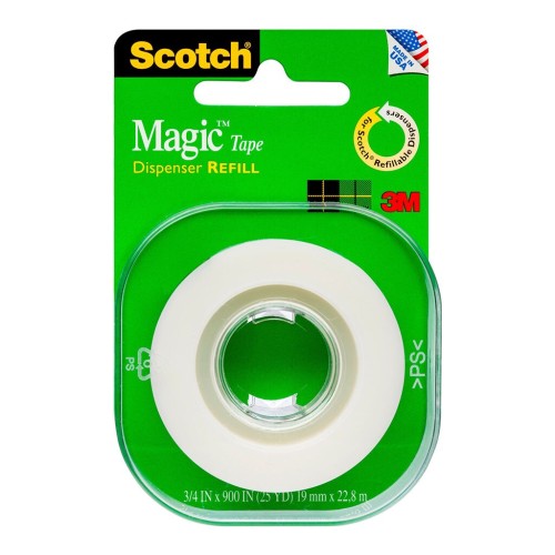 Scotch Magic Tape 205L Refill Roll 19mmx22.8m Scotch Magic Tape 205L Refill Roll 19mmx22.8m