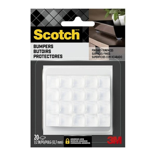 Scotch Square Bumpers SP954-NA 12.7 mm x 12.7 mm, Pack of 20 Scotch Square Bumpers SP954-NA 12.7 mm x 12.7 mm, Pack of 20