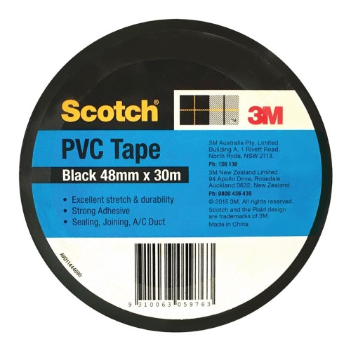 Scotch Duct Tape 944B Black 48mm x 30m Scotch Duct Tape 944B Black 48mm x 30m