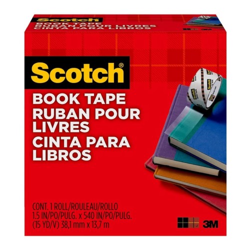 Scotch Tape Book Repair 845 38mm x 13.7m Transparent Scotch Tape Book Repair 845 38mm x 13.7m Transparent