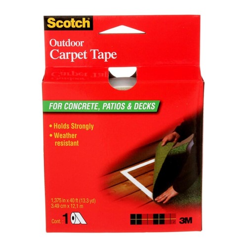 Scotch Outdoor Carpet Tape CT3010 35mm x 12.1m Scotch Outdoor Carpet Tape CT3010 35mm x 12.1m