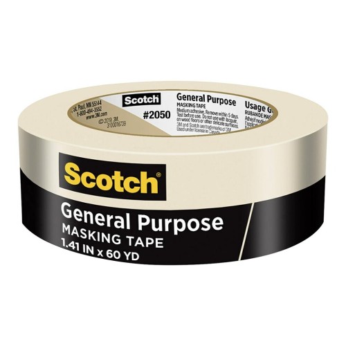 Scotch Masking Tape General Purpose 2050-36AP 36mm x 55m Scotch Masking Tape General Purpose 2050-36AP 36mm x 55m