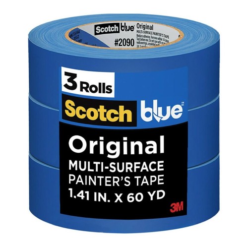 ScotchBlue Painter's Tape 2090-36AP3 36 mm x 55 m, Pack of 3 ScotchBlue Painter's Tape 2090-36AP3 36 mm x 55 m, Pack of 3