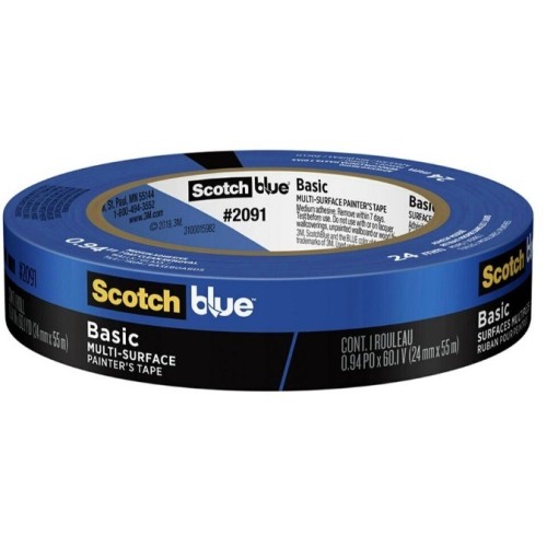 ScotchBlue Painter's Tape 2091-24EP Basic 24mm x 55m ScotchBlue Painter's Tape 2091-24EP Basic 24mm x 55m