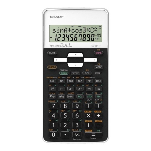 Sharp EL-531THBWH Scientific Calculator with Cover Sharp EL-531THBWH Scientific Calculator with Cover