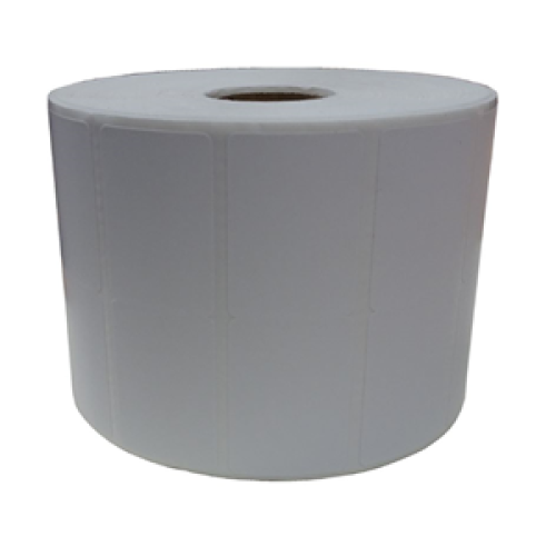 Thermal Direct Permanent Label 35mm x 25mm 2 Across 4000 Per Roll