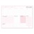 Pukka Carpe Diem Weekly Planner Pad Ballerina Pink