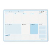 Pukka Carpe Diem Weekly Planner Pad Sky Blue