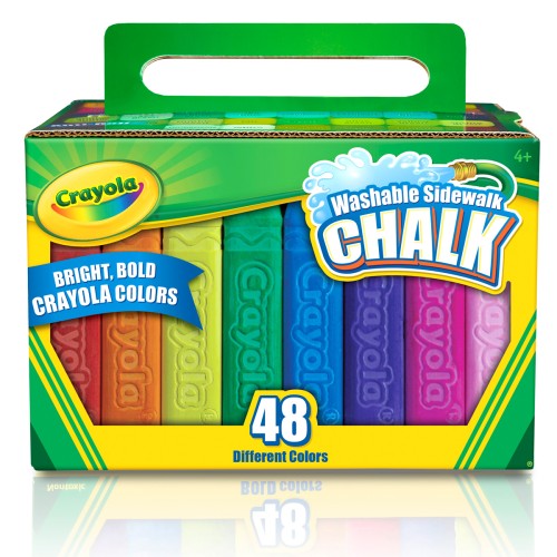 Crayola Sidewalk Chalk Boxed 48Pk Crayola Sidewalk Chalk Boxed 48Pk