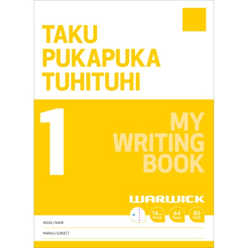 Warwick My Writing Book 1 14mm Half Ruled 64 Page Warwick My Writing Book 1 14mm Half Ruled 64 Page