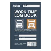 Collins Log Book Work Time A5 Triplicate