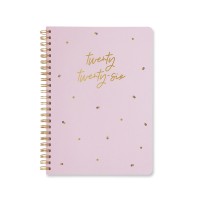 Letts of London Diary Celebrate A5 Week to View Rose 2026