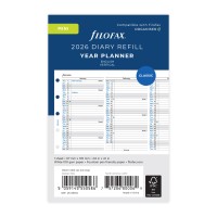 Filofax Refill Classic Year Planner Vertical Mini 2026