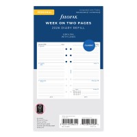 Filofax Refill Classic Week To View Ruled Personal 2026