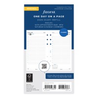 Filofax Refill Classic Day Per Page With Appointments Personal 2026
