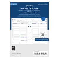 Filofax Refill Classic Business Day Per Page A5 2026