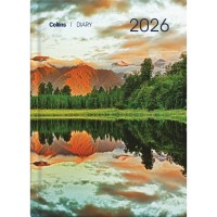Collins A51 NZ Majestic Landscapes Day to Page Diary Even Year