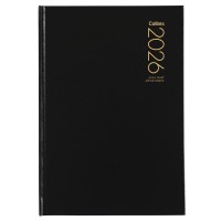 Collins Diary A53A Black Appointment Even Year