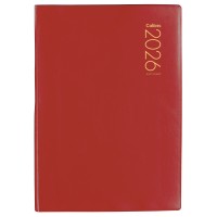 Collins Diary A51P Red Even Year