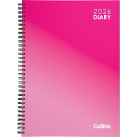 Collins Diary A51 Vivid Wiro Hardcover Even Year