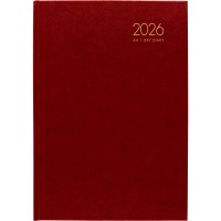 Windsor A41 Day To Page Diary Red Even Year