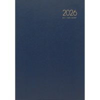 Windsor A51 Day To Page Diary Navy Even Year