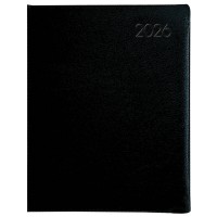 Collins BD1081 Business Diary Day To Page Black Even Year