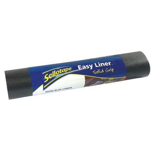 Sellotape Easy Liner Solid Grip Black 304mm x 1520mm Sellotape Easy Liner Solid Grip Black 304mm x 1520mm