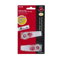 Plus Whiper MR Correction Tape REFILL 4.2x6 WH604 2/Pkt