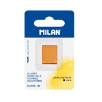 Milan Watercolour Paint Half Pan Refill Dandelion Yellow Milan Watercolour Paint Half Pan Refill Dandelion Yellow
