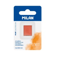 Milan Watercolour Paint Half Pan Refill Mandarin Milan Watercolour Paint Half Pan Refill Mandarin