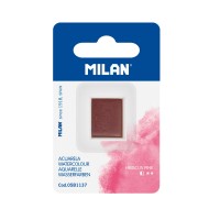 Milan Watercolour Paint Half Pan Refill Hibiscus Pink Milan Watercolour Paint Half Pan Refill Hibiscus Pink