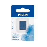 Milan Watercolour Paint Half Pan Refill Dolphin Blue Milan Watercolour Paint Half Pan Refill Dolphin Blue