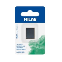 Milan Watercolour Paint Half Pan Refill Turtle Green Milan Watercolour Paint Half Pan Refill Turtle Green