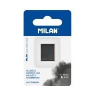 Milan Watercolour Paint Half Pan Refill Jet Black Milan Watercolour Paint Half Pan Refill Jet Black