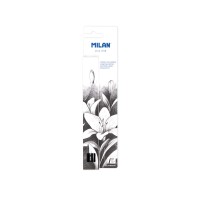 Milan Charcoal Art Pencils Assorted Pack 3