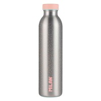 Milan Stainless Steel Isothermal Bottle 590ml Silver Series Pink