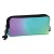 Milan Pencil Case Rectangular 3 Zip Sunset Series Turquoise