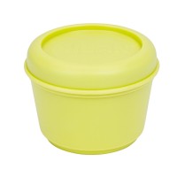 Milan Food Container Round 250ml Sunset Series Yellow