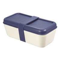 Milan Food Container Rectangular 750ml 1918 Series Navy Blue