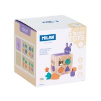 Milan Wooden Educational Toy Rabbit Cube