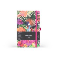 Castelli Notebook Eden Pocket Ruled Tropical